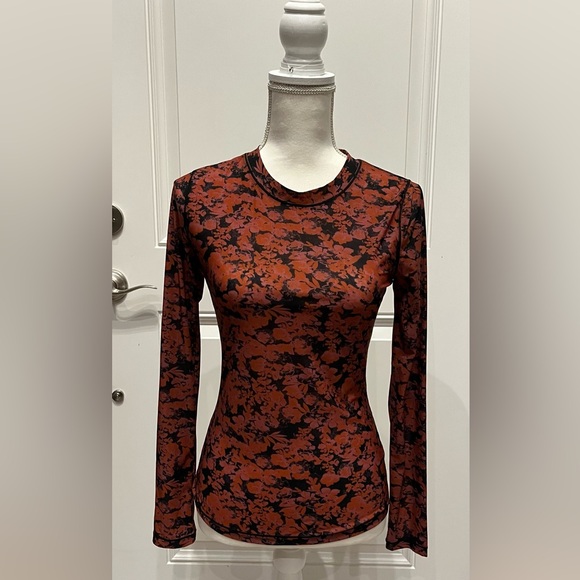 Freepeople Mesh Floral Top - Picture 2 of 5